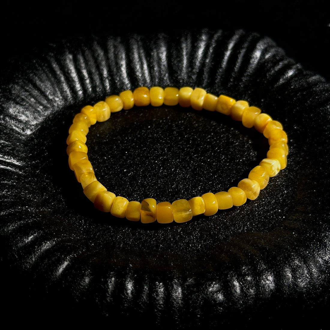 Burmese amber bracelet｛4mm｝