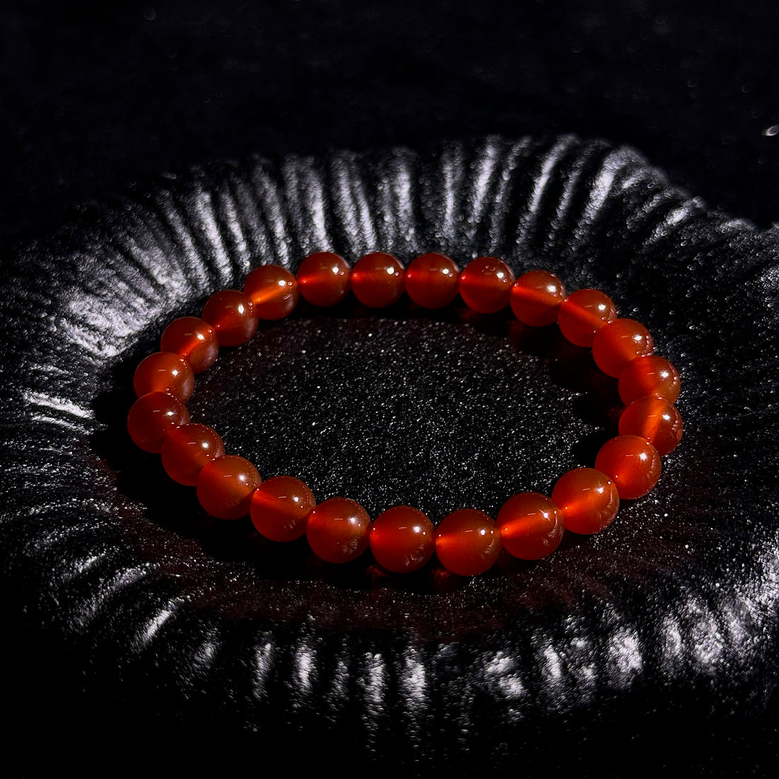 Inner Mongolia Alxa red agate bracelet｛8mm｝