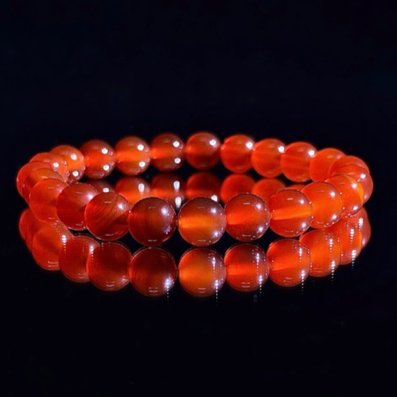 Inner Mongolia Alxa red agate bracelet｛8mm｝