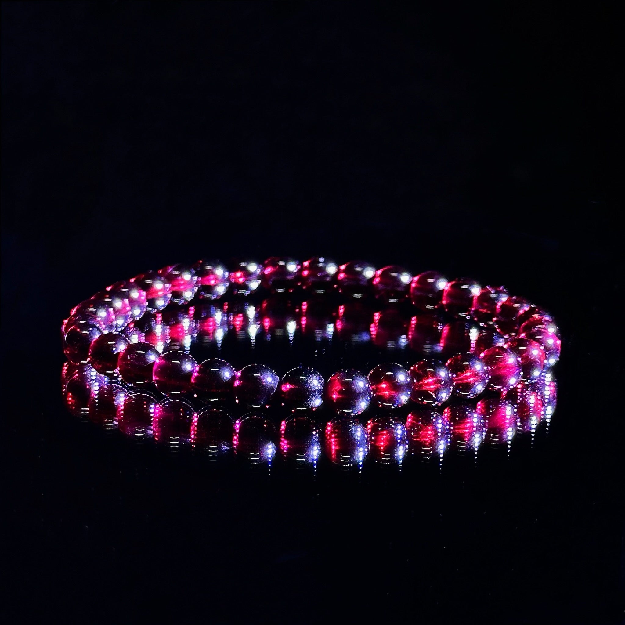 Russian Ural Garnet Bracelet｛4mm｝